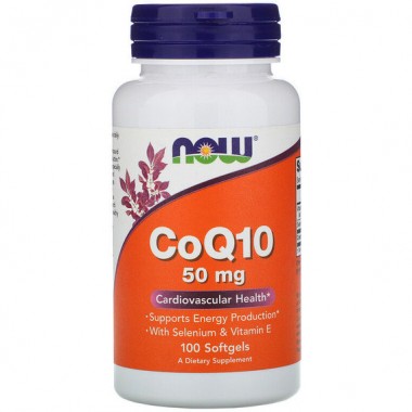 Коэнзим NOW Foods CoQ10 50 mg 100 Softgels NOW-03193