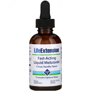 Мелатонин для сна Life Extension Fast-Acting Liquid Melatonin, 2 fl 59 ml LEX22342