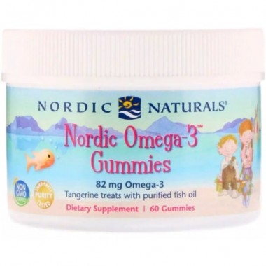 Омега 3 Nordic Naturals Omega-3 60 Gummies Tangerine Flavor NOR30130
