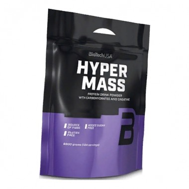 Гейнер BioTechUSA Hyper Mass 5000 6800 g /104 servings/ Chocolate Гейнер BioTechUSA Hyper Mass 5000 6800 g /104 servings/ Chocolate