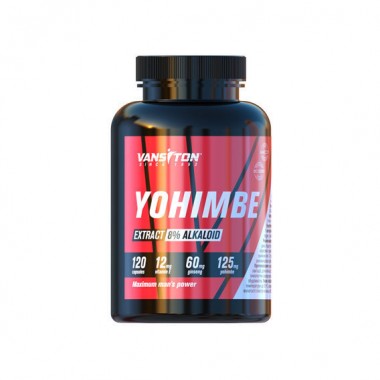 Тестостероновый бустер Vansiton Yohimbe 125 mg 120 Caps