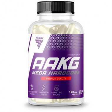 Аминокомплекс для спорта Trec Nutrition AAKG Mega Hardcore 120 Caps Аминокомплекс для спорта Trec Nutrition AAKG Mega Hardcore 120 Caps