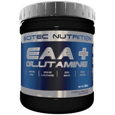 Аминокомплекс для спорта Scitec Nutrition EAA + Glutamine 300 g /33 servings/ Pink Lemonade