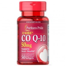 Коэнзим Puritan's Pride Q-Sorb Co Q-10 50 mg 50 Softgels Коэнзим Puritan's Pride Q-Sorb Co Q-10 50 mg 50 Softgels