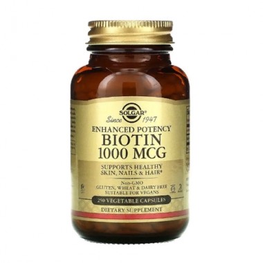 Биотин Solgar Biotin 1000 mcg 250 Veg Caps Биотин Solgar Biotin 1000 mcg 250 Veg Caps