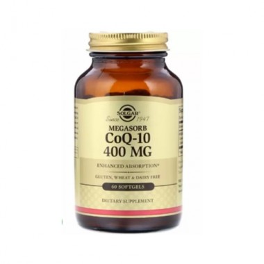 Коэнзим Solgar Megasorb CoQ-10 400 mg 60 Softgels