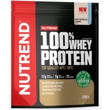 Протеин Nutrend 100% Whey Protein 1000 g /33 servings/ White Chocolate Coconut Протеин Nutrend 100% Whey Protein 1000 g /33 servings/ White Chocolate Coconut