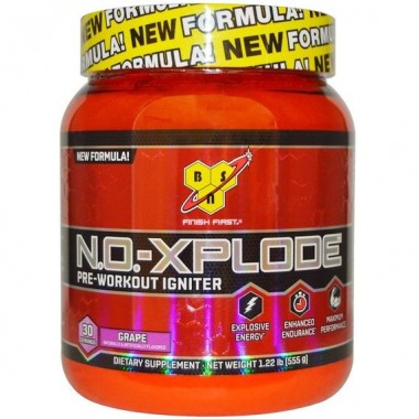 Комплекс до тренировки BSN N.O.-Xplode Pre-Workout Igniter 555 g /30 servings/ Grape