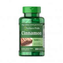 Комплекс для профилактики диабета Puritan's Pride Cinnamon 500 mg 100 Caps PTP-14020