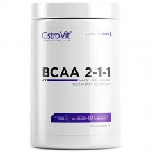 Аминокислота BCAA для спорта OstroVit Extra Pure BCAA 2:1:1 400 g /80 servings/ Lemon