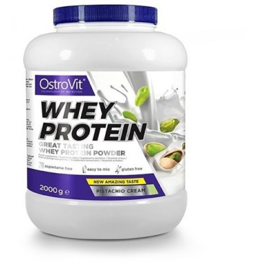 Протеин OstroVit Whey Protein 2000 g /66 servings/ Pistachio Cream