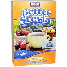 Заменитель сахара NOW Foods BetterStevia Packets 100 g /100 servings/ Заменитель сахара NOW Foods BetterStevia Packets 100 g /100 servings/