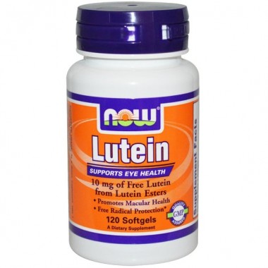 Лютеин NOW Foods Lutein 10 mg 120 Softgels