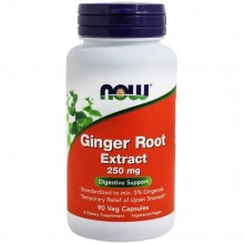Корень имбиря NOW Foods Ginger Root 250 mg 90 Veg Caps