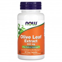 Экстракт оливы NOW Foods Olive Leaf 500 mg 60 Veg Caps