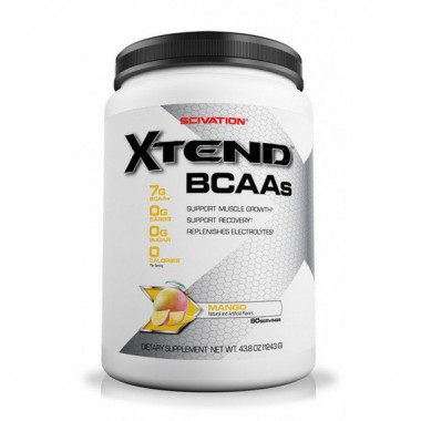 Аминокислота BCAA для спорта Scivation Xtend BCAAs 1243 g /90 servings/ Mango Аминокислота BCAA для спорта Scivation Xtend BCAAs 1243 g /90 servings/ Mango