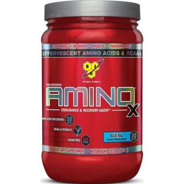 Амінокомплекс для спорту BSN Amino X 435 g /30 servings/ Blue Raspberry