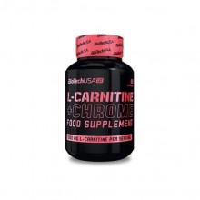 Жироспалювач для спорту BioTechUSA L-Carnitine + Chrome 60 Caps