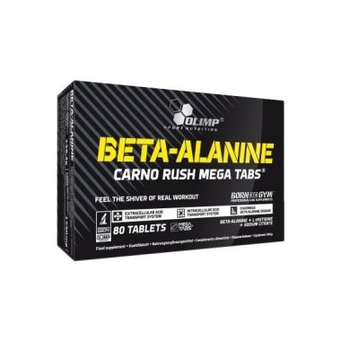 Бета-аланін для спорту Olimp Nutrition Beta-Alanine Carno Rush Mega Tabs 80 Tabs