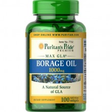 Масло огірочника Puritan's Pride Borage Oil 1000 mg 100 Softgels