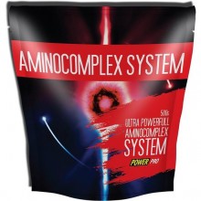 Амінокомплекс для спорту Power Pro Amino Complex System 500 g /50 servings/ Клюква