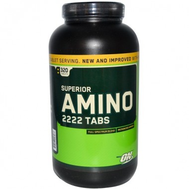 Амінокомплекс для спорту Optimum Nutrition Superior Amino 2222 Tabs 320 Tabs