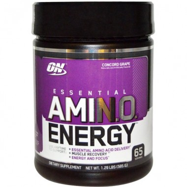 Амінокомплекс для спорту Optimum Nutrition Essential Amino Energy 585 g /65 servings/ Concord Grape