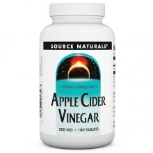 Яблочный уксус Source Naturals Apple Cider Vinegar 500 mg 180 Tabs