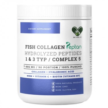 Коллаген En`vie Lab Fish Collagen Complex 5 (1&3 TYPE) 685 g /90 servings/ Pure