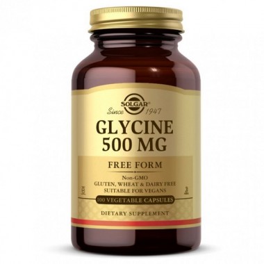 Глицин Solgar Glycine 500 mg 100 Veg Caps