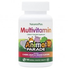 Витаминно-минеральный комплекс Nature's Plus Animal Parade Gold 180 Chewables Cherry, Orange, Grape flavors Витаминно-минеральный комплекс Nature's Plus Animal Parade Gold 180 Chewables Cherry, Orange, Grape flavors
