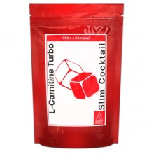 Жиросжигатель для спорта AB PRO L-Carnitine Turbo Slim Coctail 200 g /33 servings/ Ананас