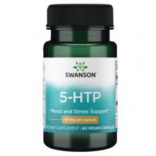 Триптофан Swanson 5-HTP 50 mg 60 Caps SWA-11236