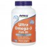 Омега 3 NOW Foods Ultra Omega 500 EPA/250 DHA 180 Fish Softgels NF1665