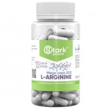 Аргинин для спорта Stark Pharm Stark L-Arginine Mega caps 500 mg 100 Caps