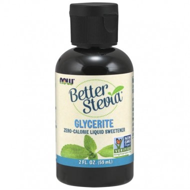 Заменитель сахара NOW Foods Better Stevia Liquid Glycerite 60 ml /375 servings/