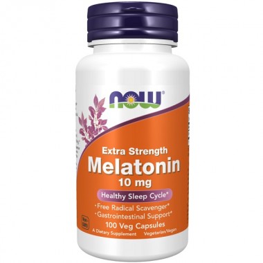 Мелатонин для сна NOW Foods Melatonin 10 mg 100 Veg Caps