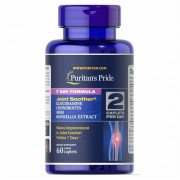 Препарат для суставов и связок Puritan's Pride 7 Day Formula Joint Soother Glucosamine, Chondroitin, MSM & Boswellia 60 Caplets
