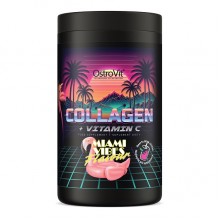 Хондропротектор (для спорта) OstroVit Collagen And Vitamin C 400 g /40 servings/ Miami Vibes