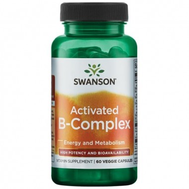 В комплекс Swanson Activated B-Complex High Bioavailability 60 Veg Caps В комплекс Swanson Activated B-Complex High Bioavailability 60 Veg Caps