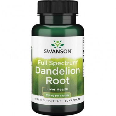 Комплекс для профилактики работы печени Swanson Dandelion 515 mg 60 Caps