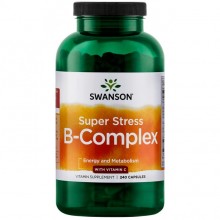 В комплекс Swanson Super Stress B-Complex with Vitamin C 240 Caps В комплекс Swanson Super Stress B-Complex with Vitamin C 240 Caps
