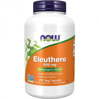 Женьшень NOW Foods Eleuthero 500 mg 250 Veg Caps