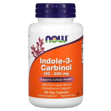 Индол 3 карбинол NOW Foods Indole-3 Carbinol 200 mg 60 Veg Caps