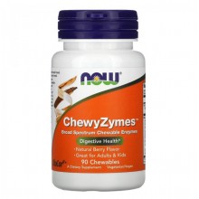 Пищеварительные ферменты NOW Foods ChewyZymes 90 Chewables Пищеварительные ферменты NOW Foods ChewyZymes 90 Chewables