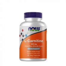 Карнитин NOW Foods L-Carnitine 500 mg 60 Veg Caps Карнитин NOW Foods L-Carnitine 500 mg 60 Veg Caps