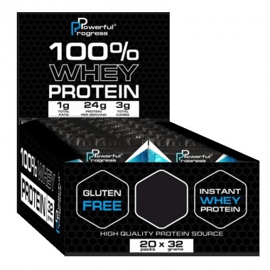 Протеин Powerful Progress 100% Whey Protein MEGA BOX 20 х 32 g Blueberry Cheesecake