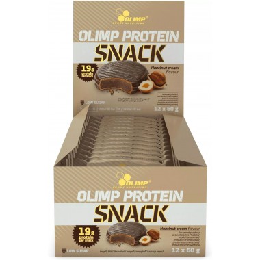 Заменитель питания Olimp Nutrition Protein Snack 12 х 60 g Nut Cream Заменитель питания Olimp Nutrition Protein Snack 12 х 60 g Nut Cream