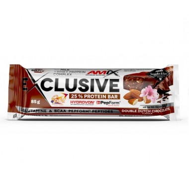 Протеиновый батончик Amix Nutrition Exclusive Protein Bar 85 g Double Dutch Chocolate