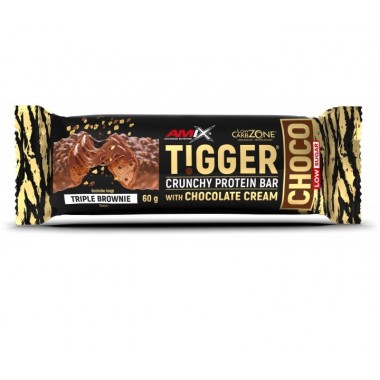 Протеиновый батончик Amix Nutrition TiggerZero Choco Protein Bar 60 g Triple Brownie